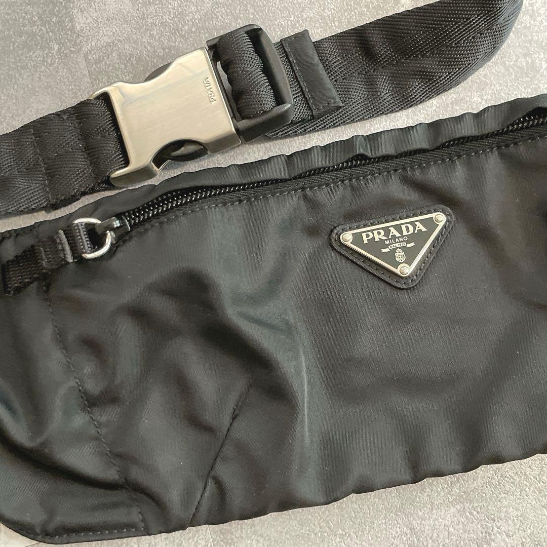 ひ*ん様 美品 PRADA プラダ ボディバッグ ウエストバッグ