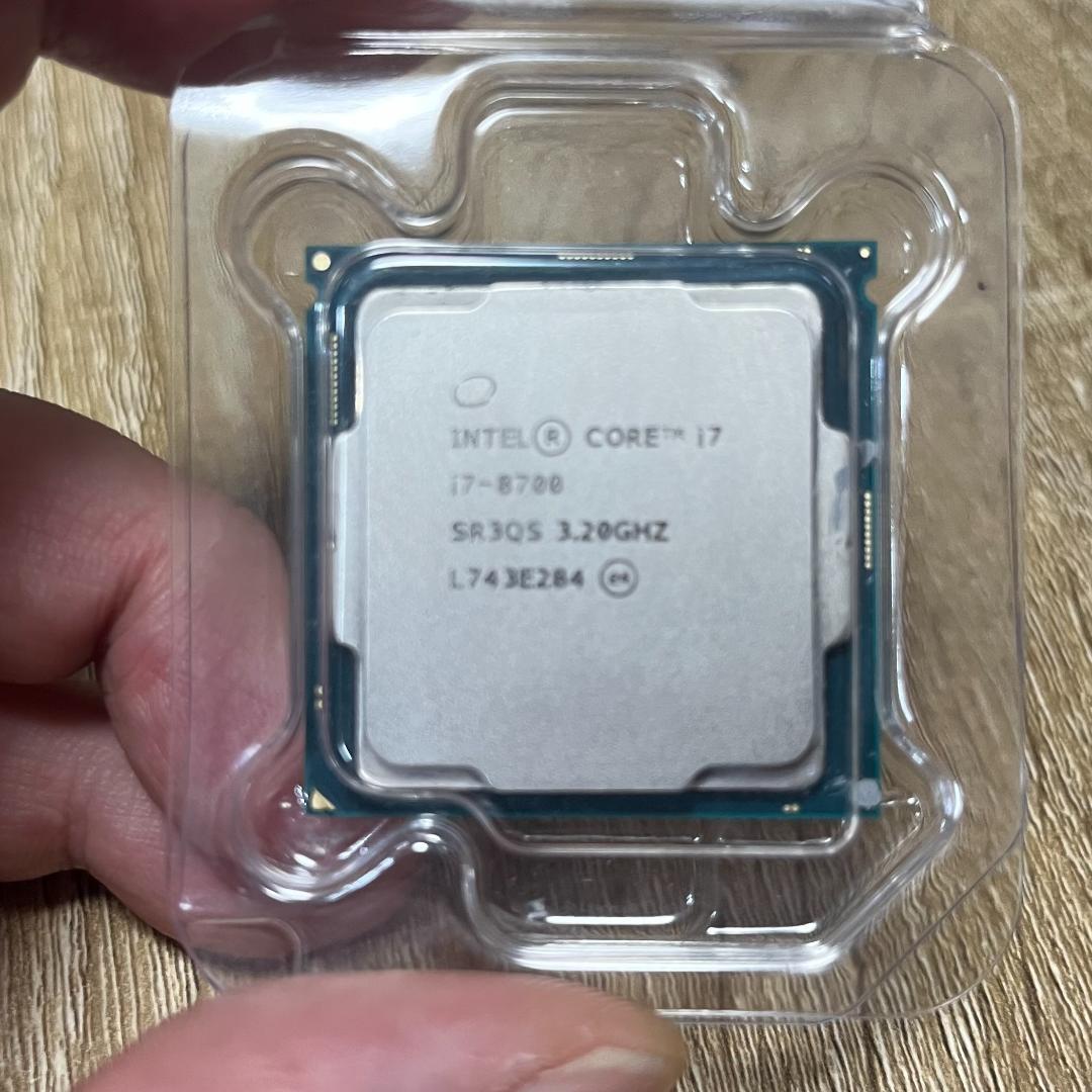 Core i7-8700 3.2GHz 12Mキャッシュ 6コア/12スレッド