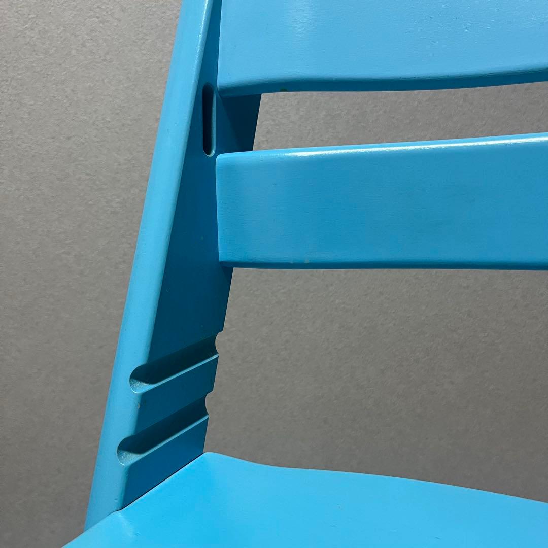 ストッケ トリップトラップ ベビーチェア アクアブルー シリアルナンバー4 廃盤