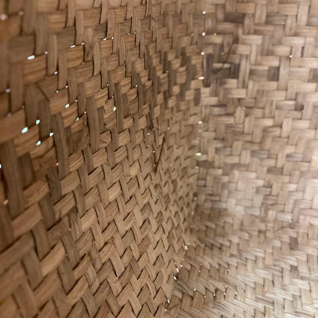 ヴィンテージ 竹かご 籠 カゴ かごバッグ 大きめ 大容量 バッグ バスケット