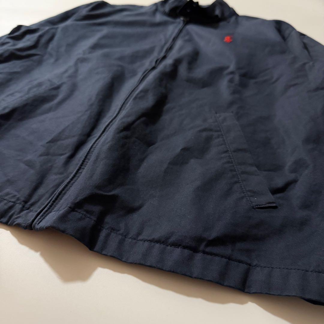 ポロラルフローレン スイングトップ ブラックウォッチ ポニー刺繍 ネイビー M