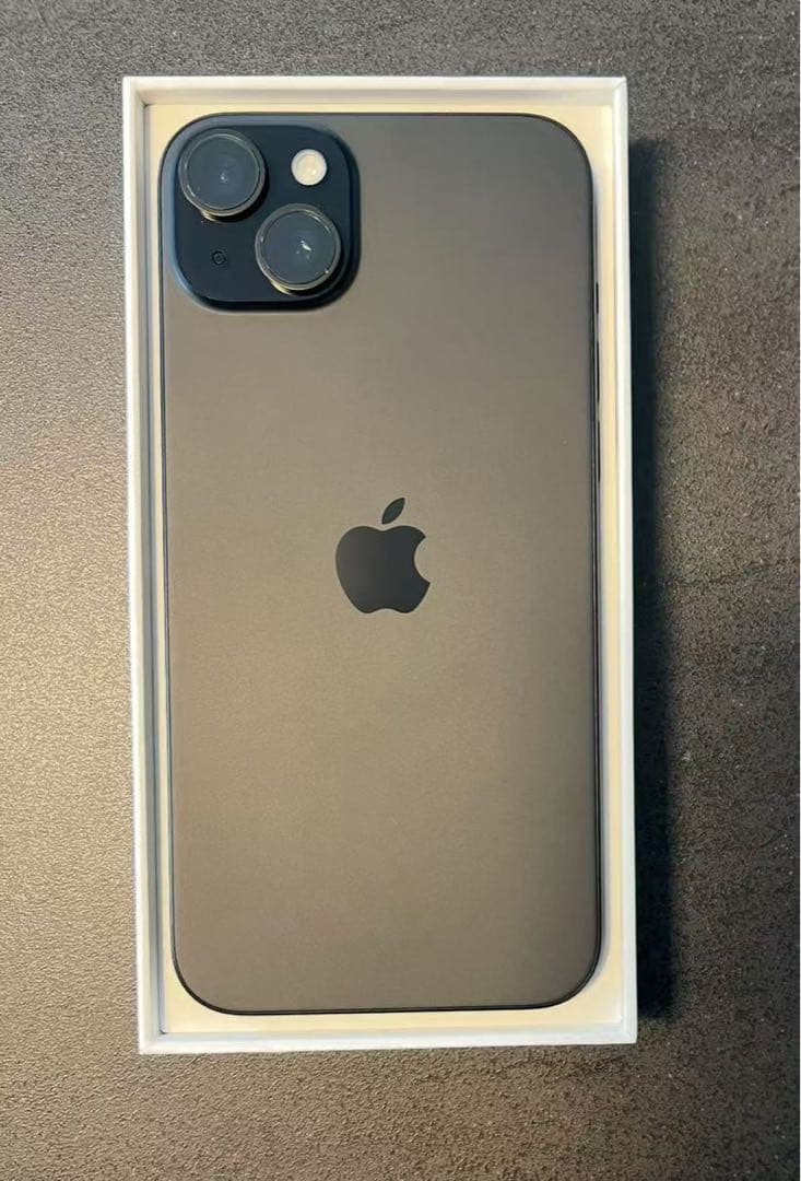 iphone 15 Plus 128GB バッテリ100% ブラック充放電97回