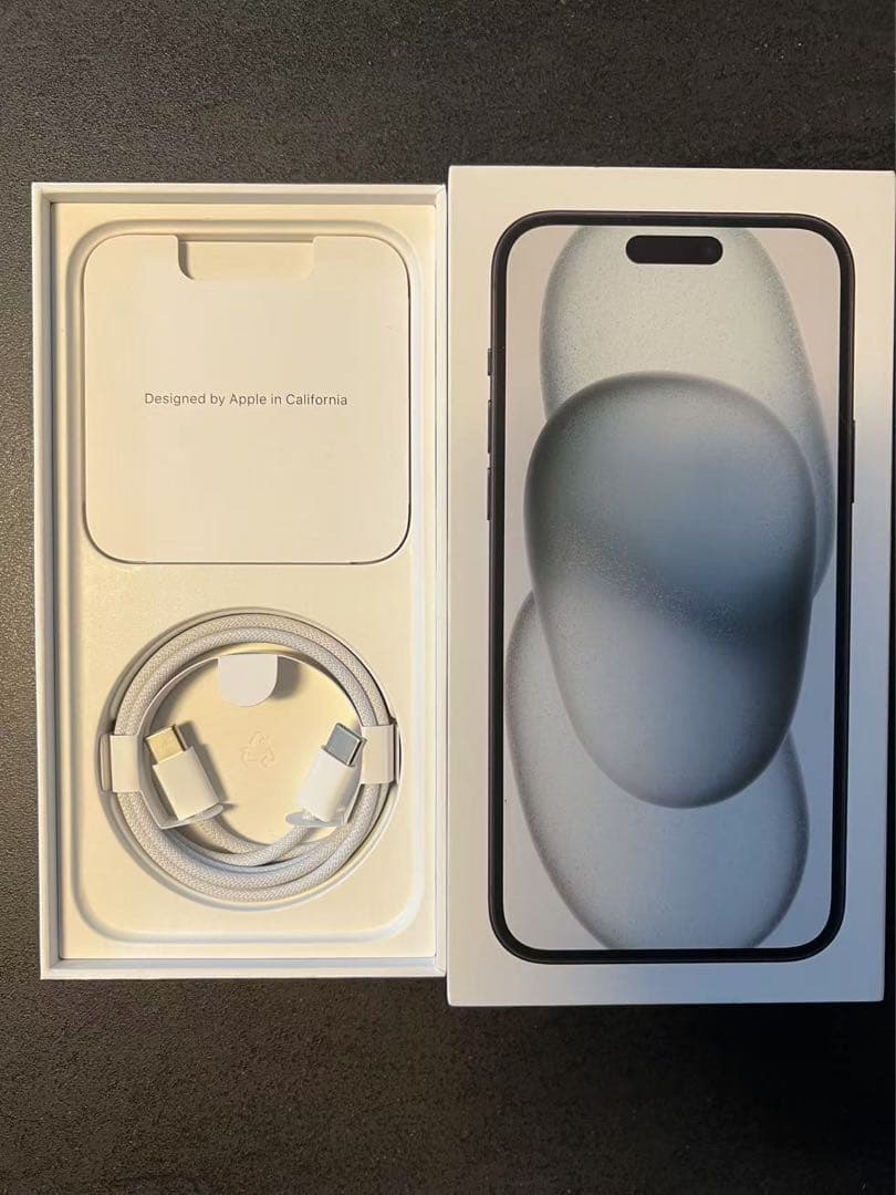 iphone 15 Plus 128GB バッテリ100% ブラック充放電97回