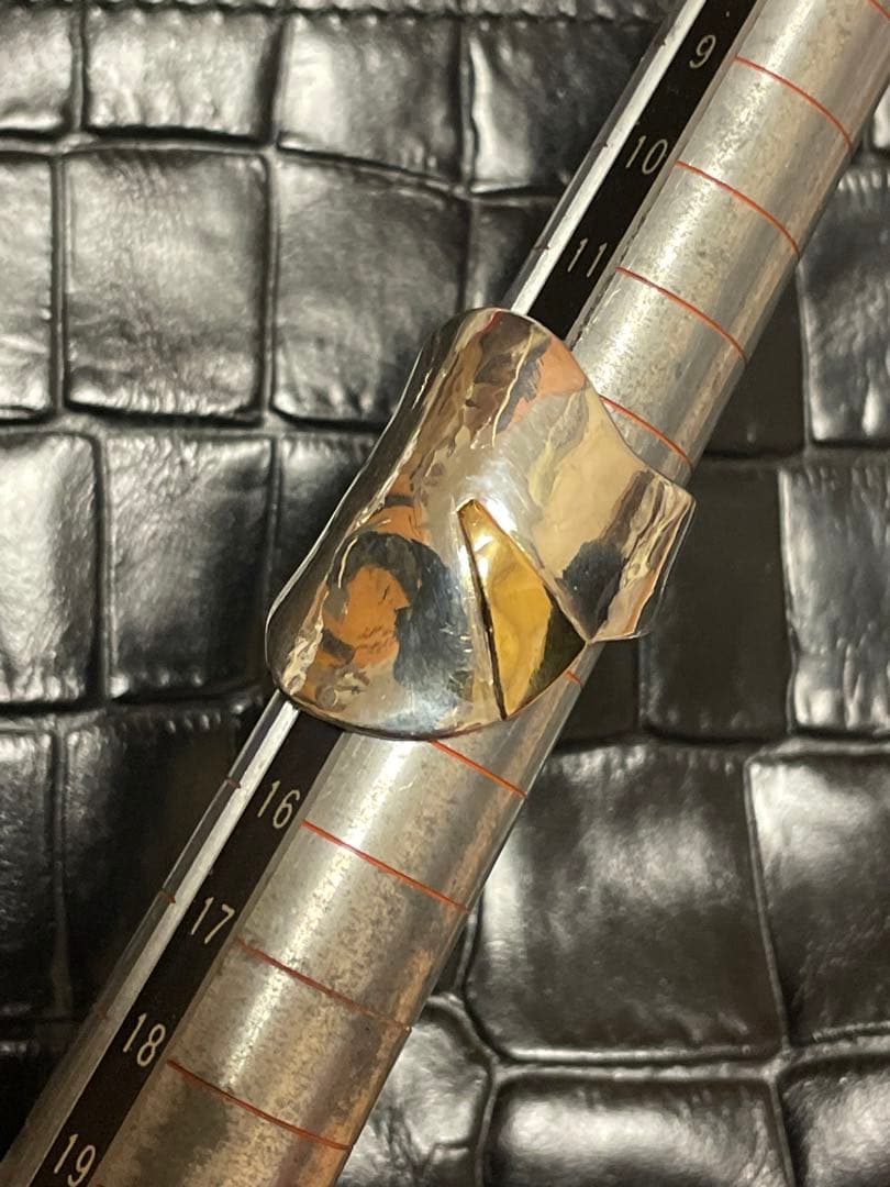 ◆感謝価格◆SILVER（シルバー925）×K20コンビリング◆