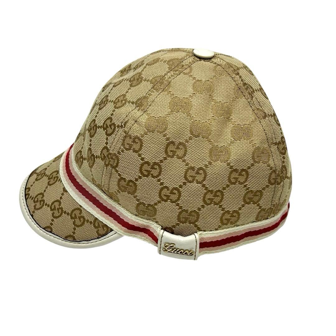 GUCCI グッチ ベースボールキャップ GG シェリーライン Mサイズ