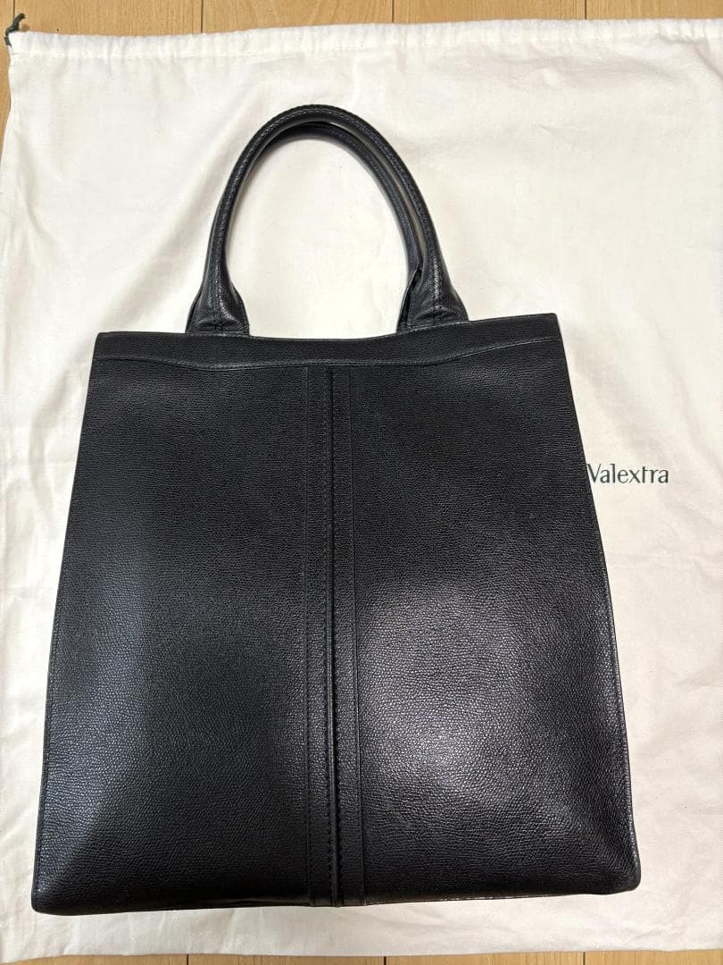 美品　Valextra トートバッグ　黒