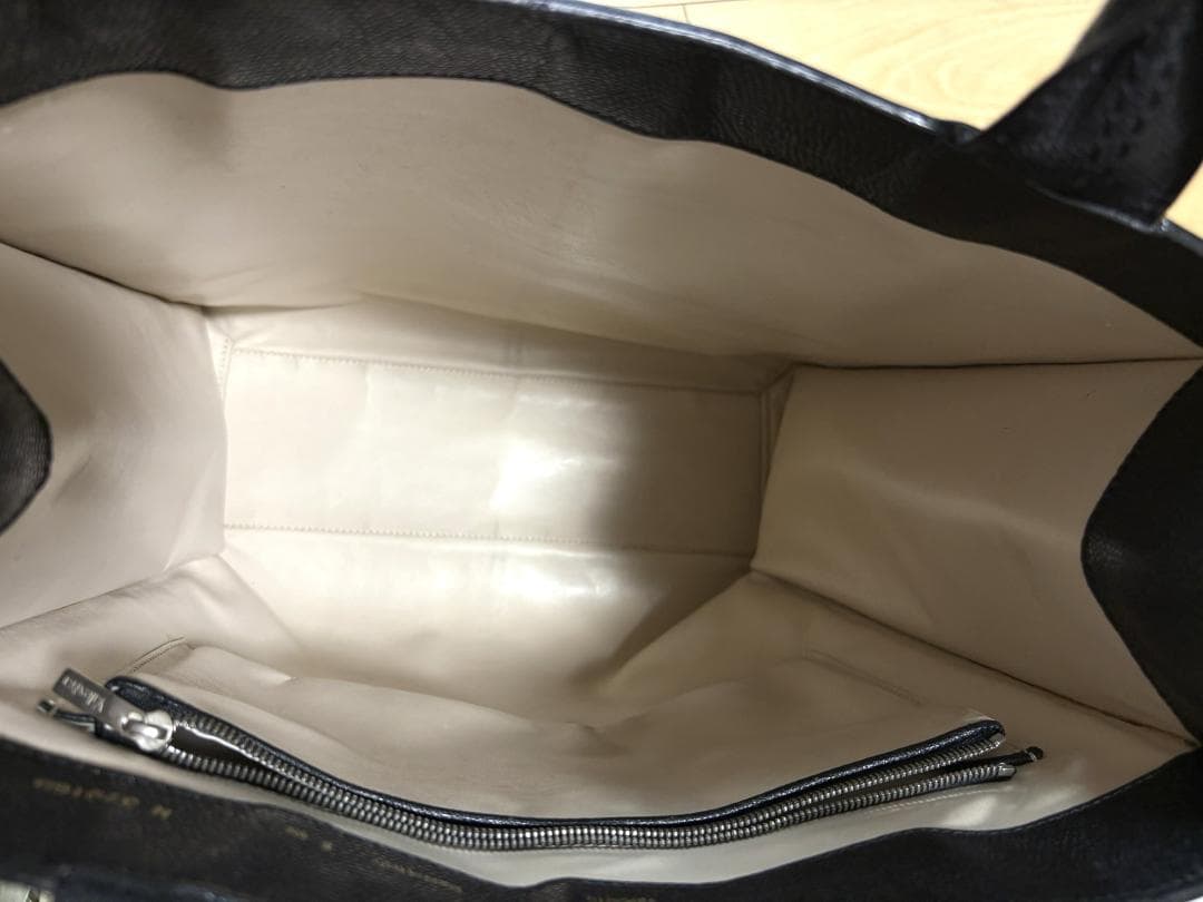 美品　Valextra トートバッグ　黒