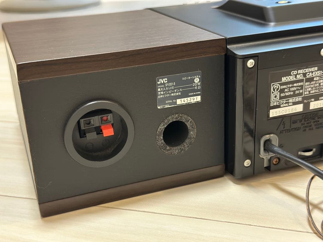 JVC オーディオセット CA-EXS1-B