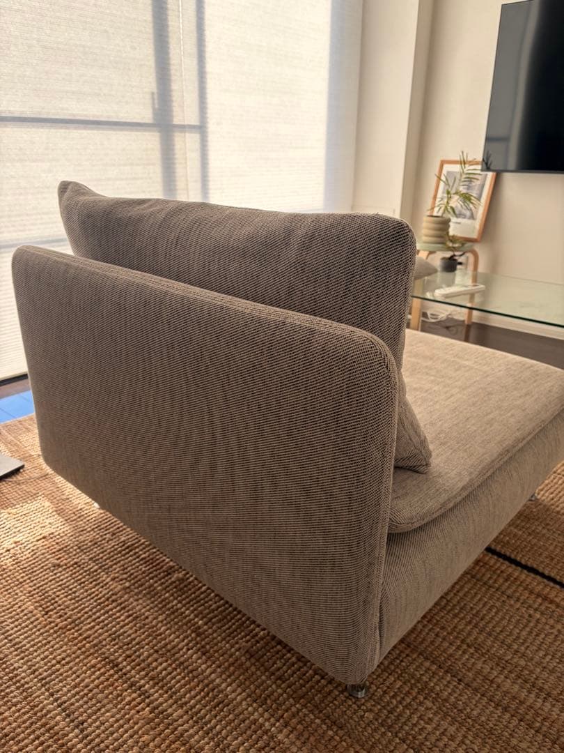 IKEA ソーデルハムン ひとりがけ ベージュグレー