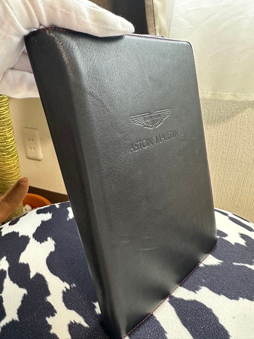 Aston Martin 車検証入れ保証書入れ【純正品】