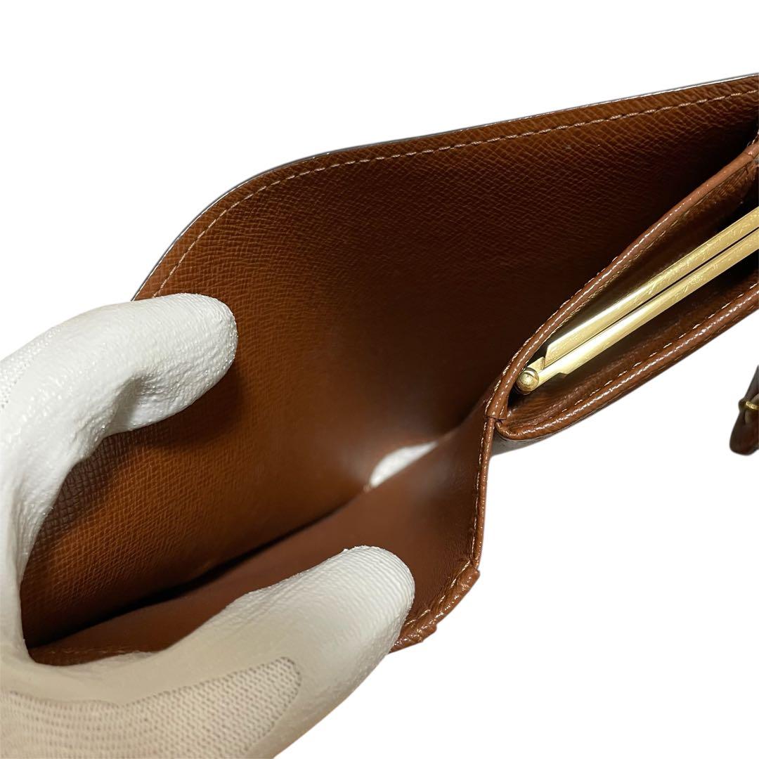 【美品】ルイヴィトン/二つ折り財布/ヴィエノワ/がま口財布/モノグラム