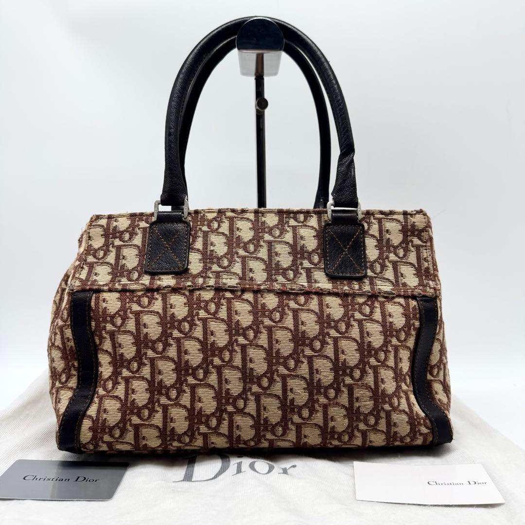【付属品完備✨】クリスチャンディオール トートバッグ D金具 トロッター