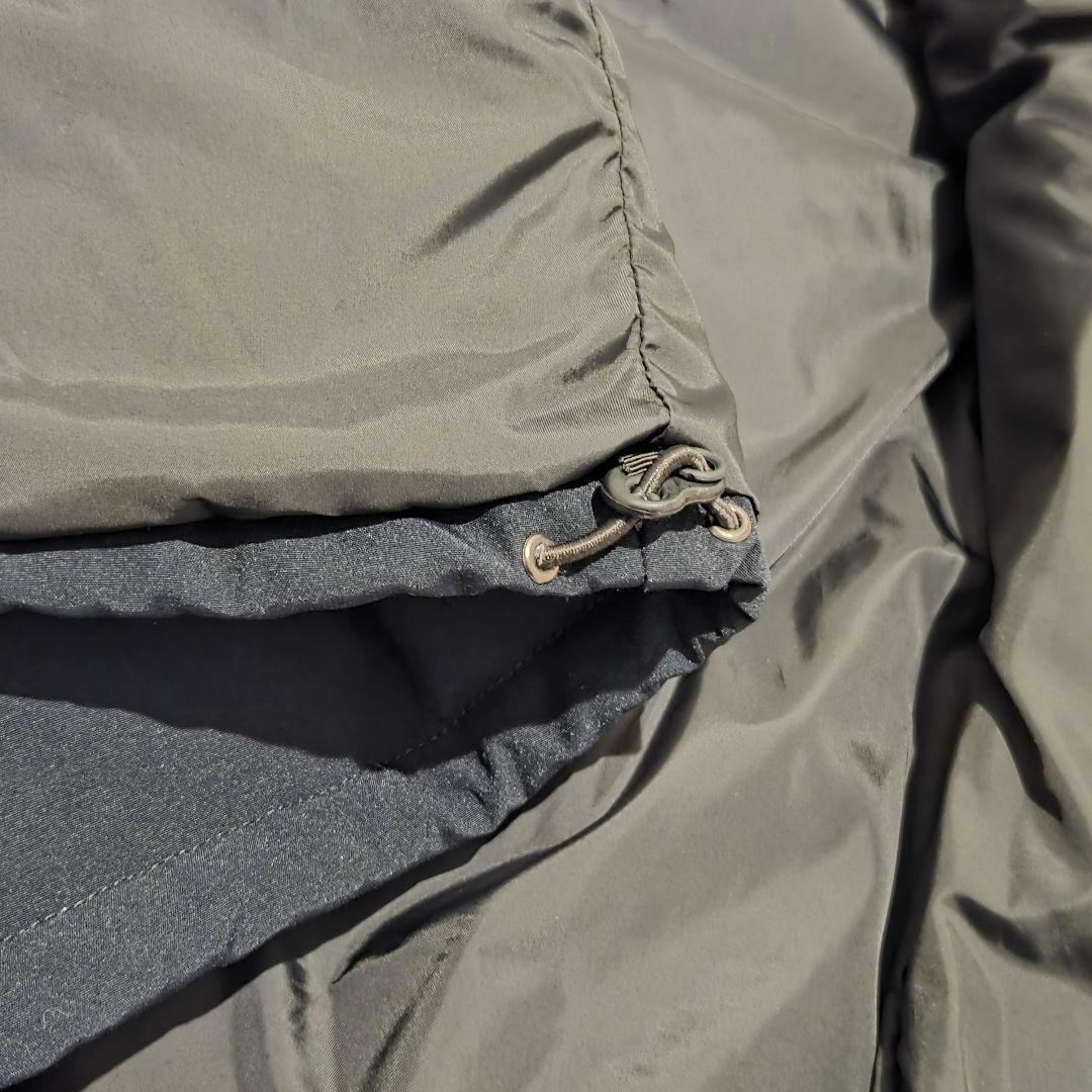 【極美品】DANTON ダントン ダウンベスト フード付き ネイビー 40 Ｌ