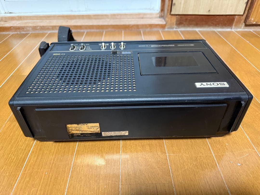ソニー　カセットコーダー　TC-2890SD デンスケ　レトロ 家電　希少