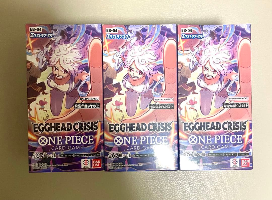 ONE PIECE EGGHEAD CRISIS 3BOX（新品　未使用）