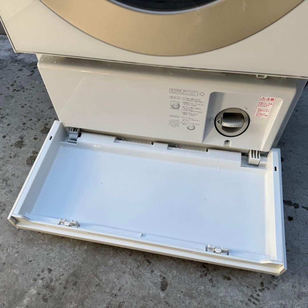 12★2018年製★パナソニック　ドラム式洗濯機　7KG 熱乾燥　キューブル