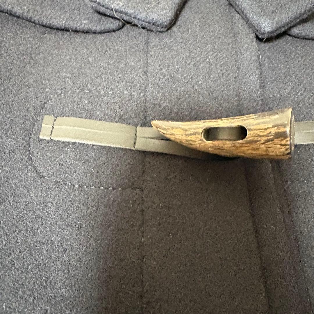 マッキントッシュフィロソフィー ハウスチェック裏地 ロングダッフルコートネイビー