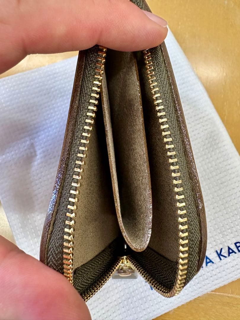 【新品】土屋鞄 ナチューラ ヌメ革Lファスナー カーキーグリーン 限定色 レア