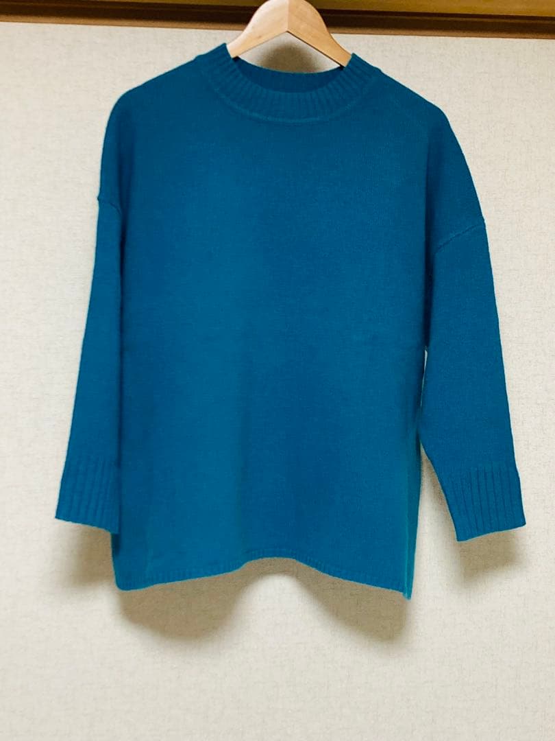 【まちゃ】ナチュラルランドリー　エルボーパッチ　ラフプルオーバー