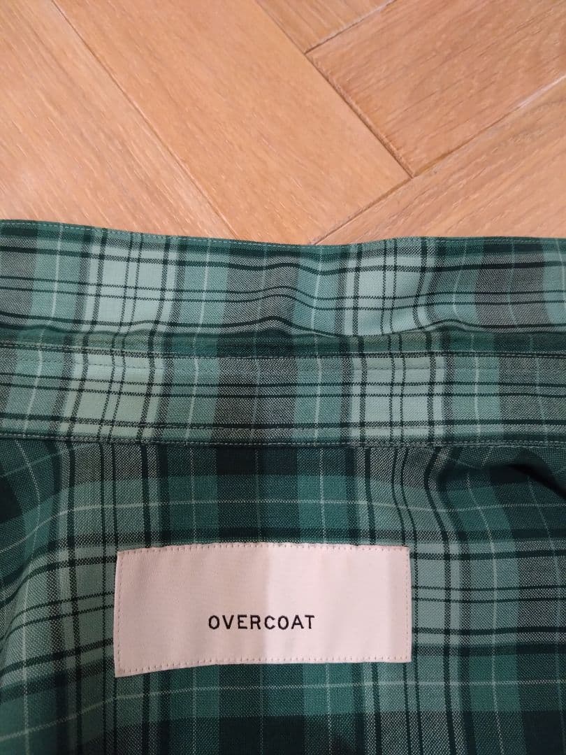 overcoat ウールシャツ　チェック　1