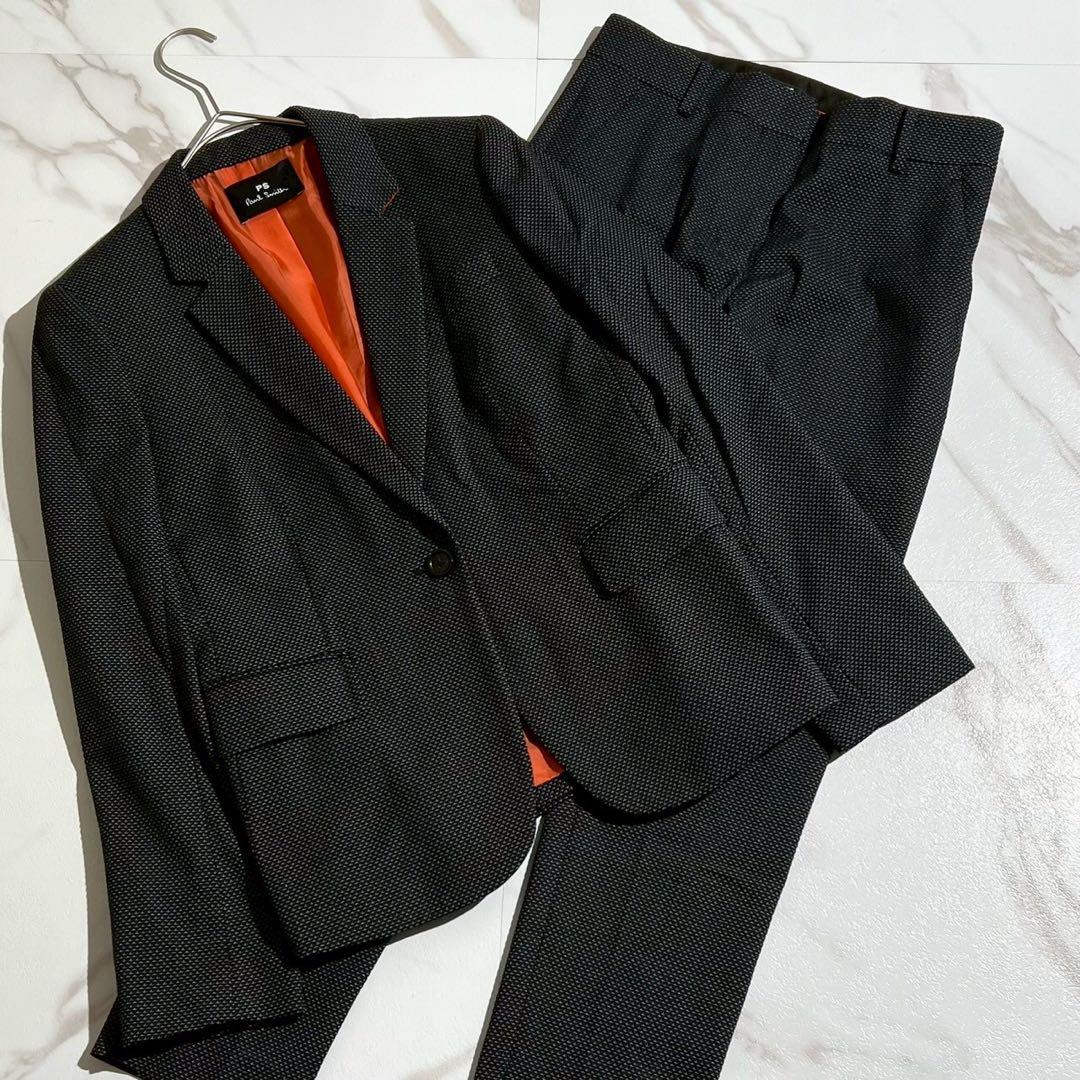 【未使用級•現行✨】PSポールスミス スーツ セットアップ パンツ 総裏 黒 M