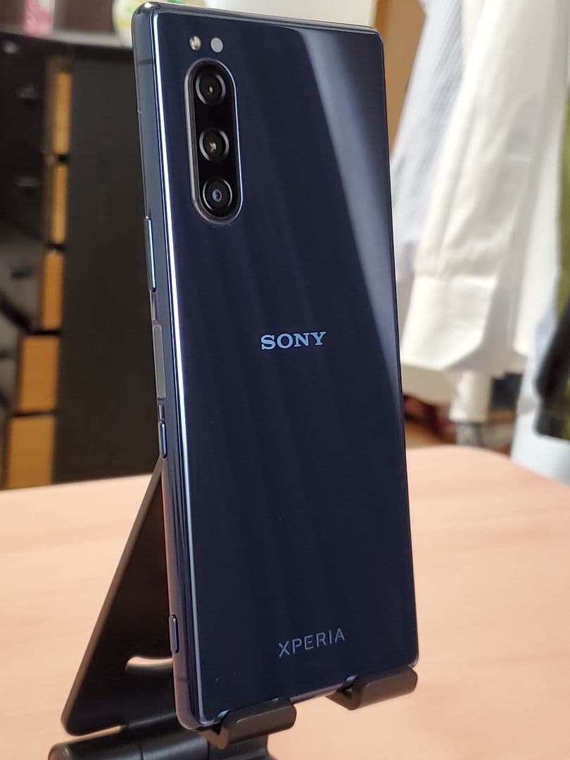 Xperia 5 ブルー 64GB SOV41 SIMフリー (付属品あり）