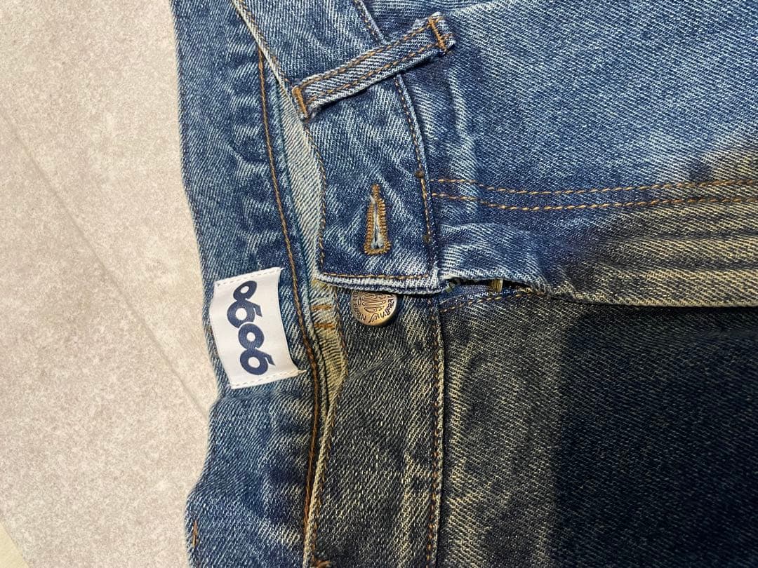 9090 king logo vintage denimデニム インディゴ
