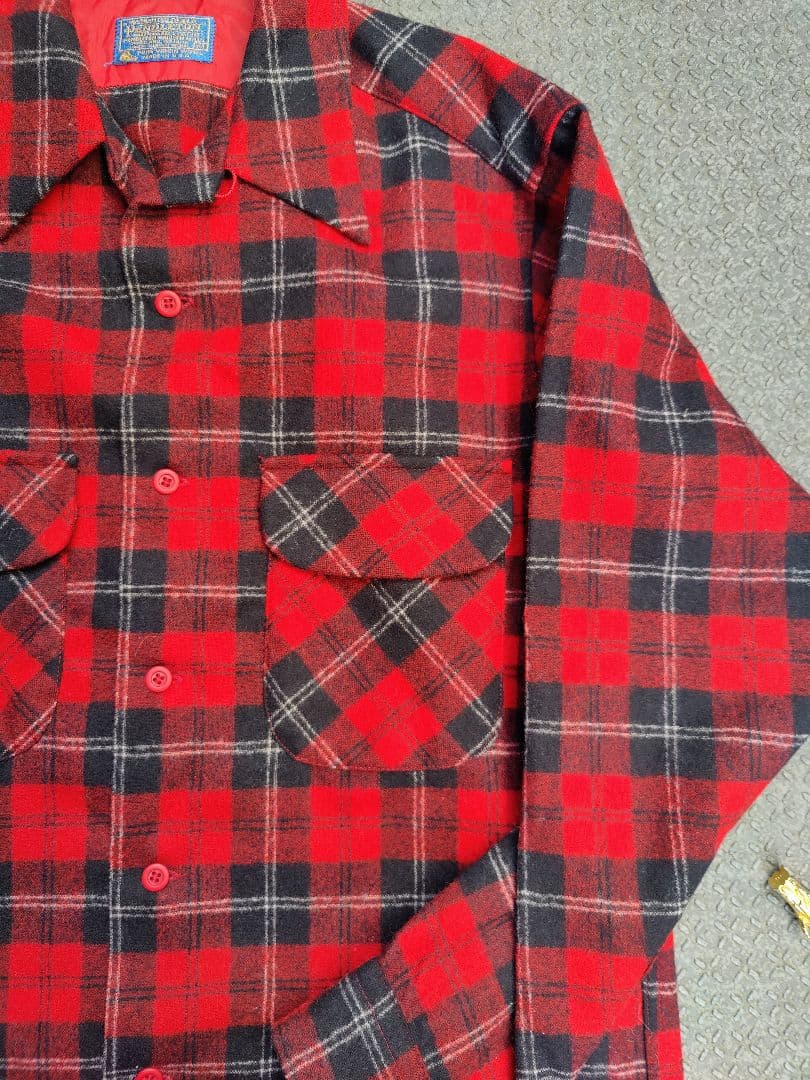 ビンテージ Pendleton ウール シャツ ペンドルトン オンブレ ボード