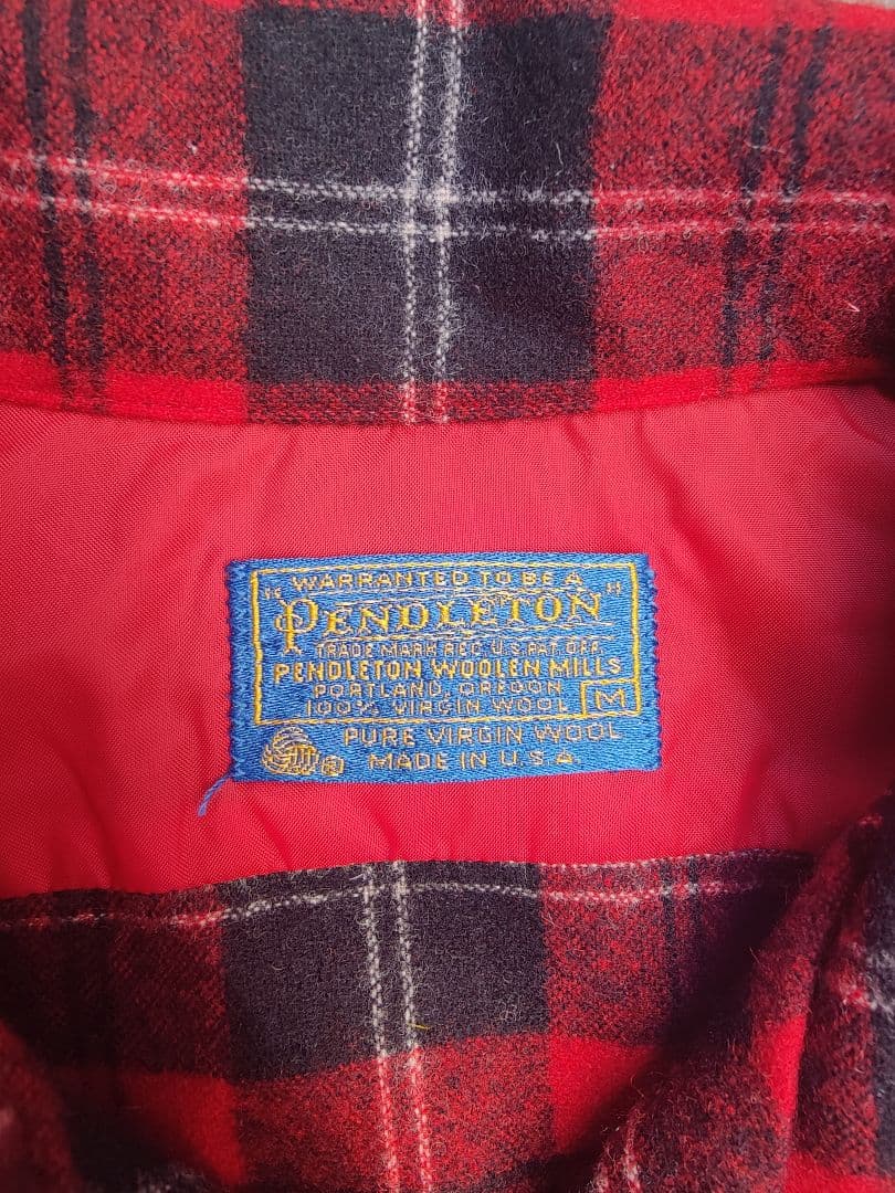 ビンテージ Pendleton ウール シャツ ペンドルトン オンブレ ボード