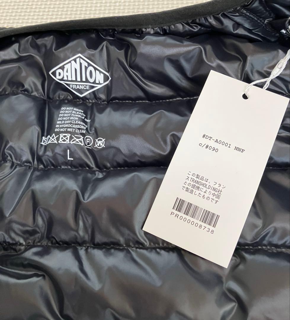 新品未使用　DANTON インナーダウン　クルーネックベスト　Ｌ