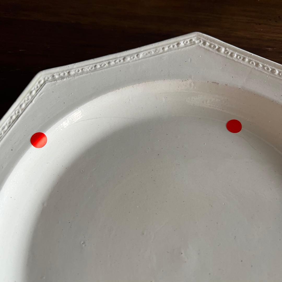 【訳あり】フランスアンティーク オクトゴナル ダイヤリム【金継ぎ用】