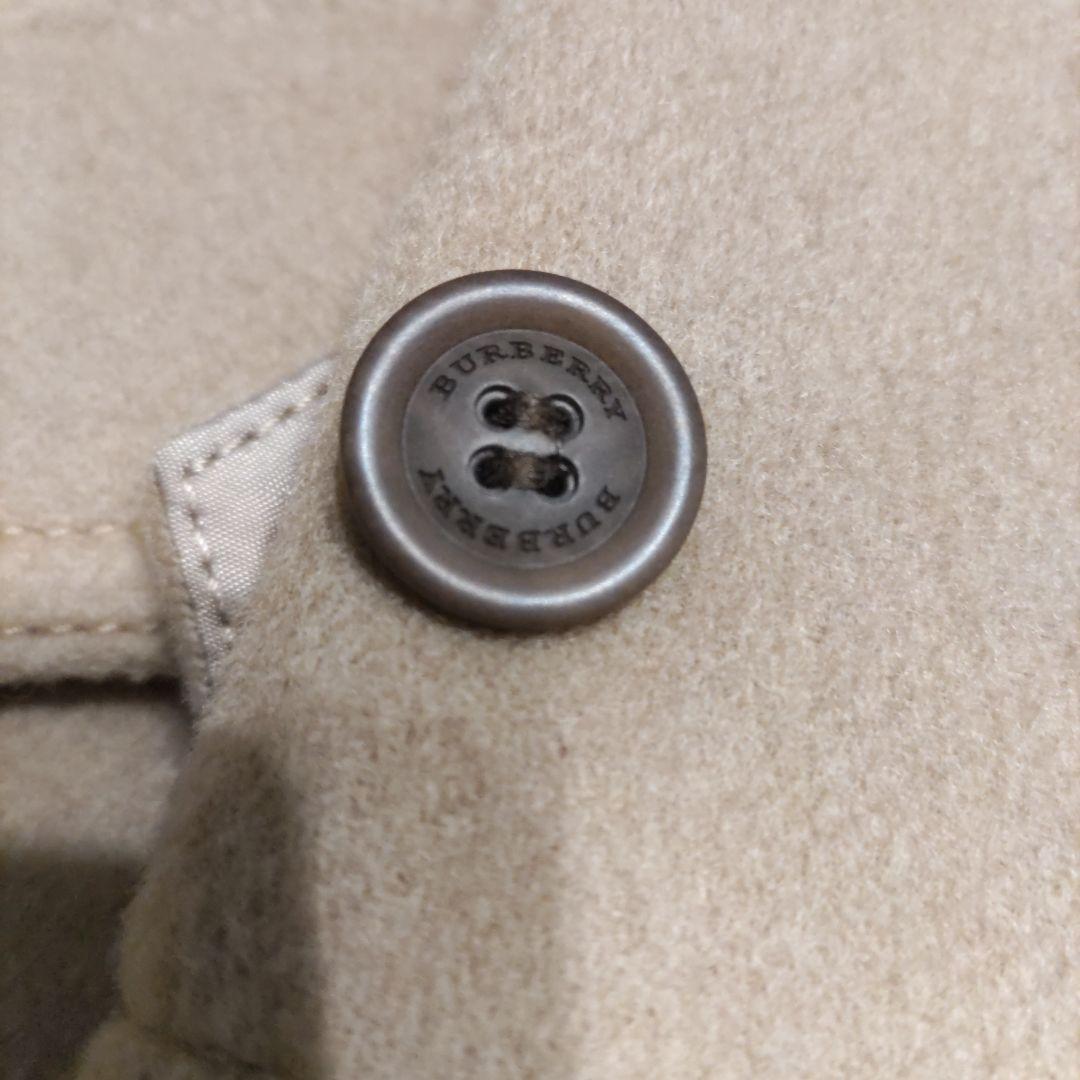 バーバリー　チルドレン　ダッフル　コート　12Y　152cm　受験　薄茶　美品