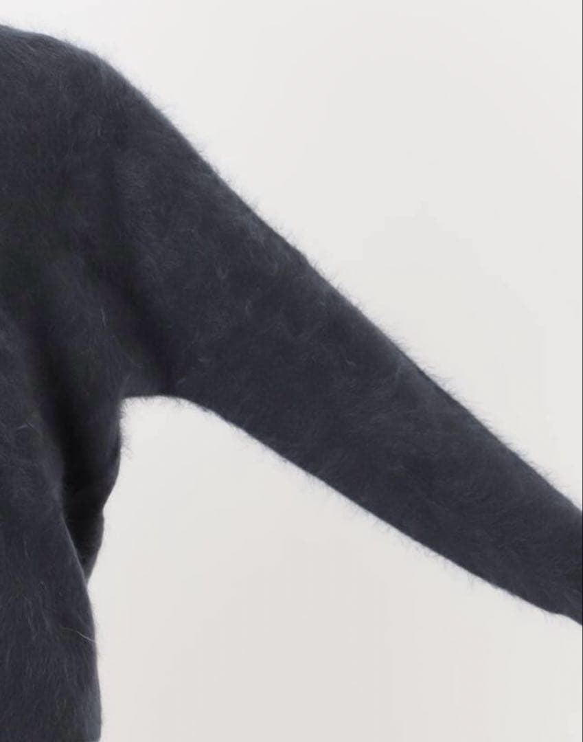 新品 ELENI/エルニ ファーカシミヤVネックニット noble