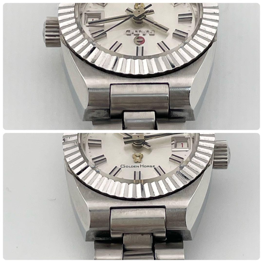 【稼働/自動巻き】ラドー　ゴールデンホース　腕時計　デイト　ヴィンテージ　超硬