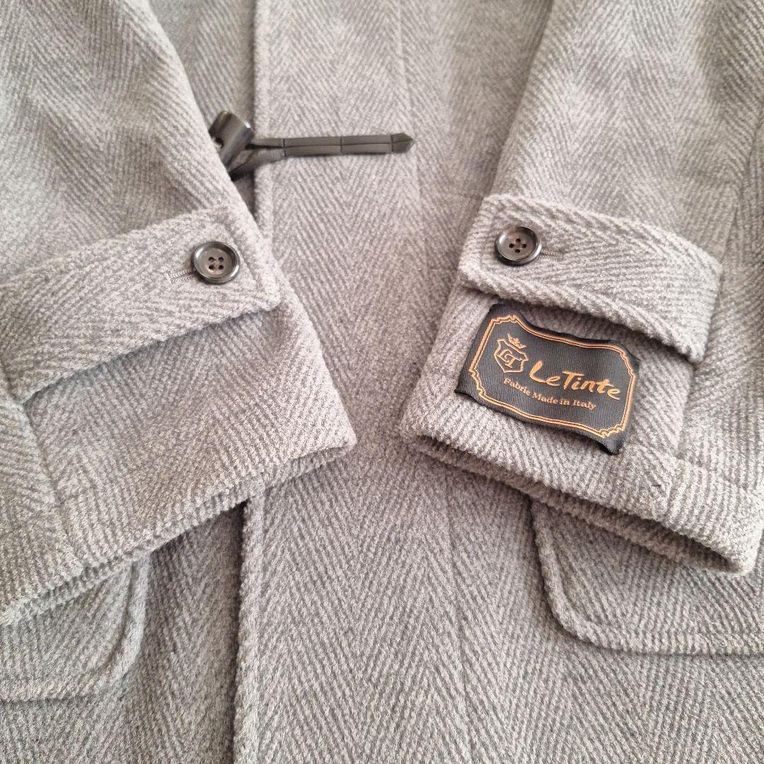 Orcival　Le tinte　ダッフルコート　ヘリンボーン　グレー　サイズ2