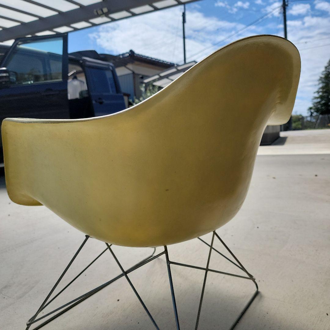 60's ミッドセンチュリー イエローアームチェア