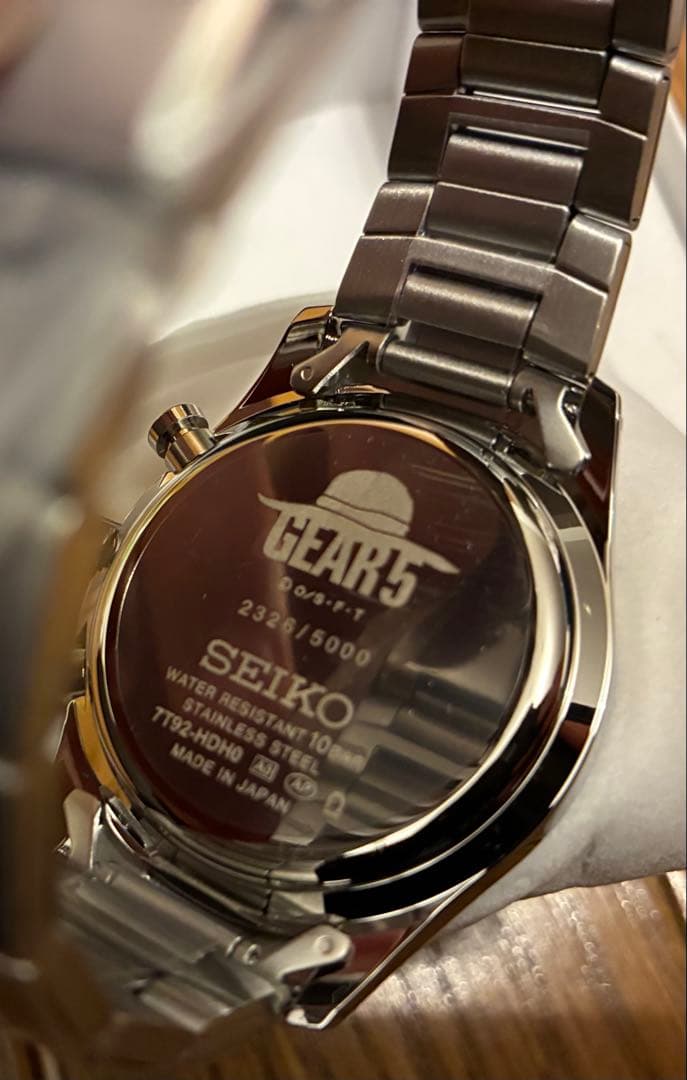 [限定完売品 新品] セイコー×ONE PIECE モンキー・D・ルフィ ギア5