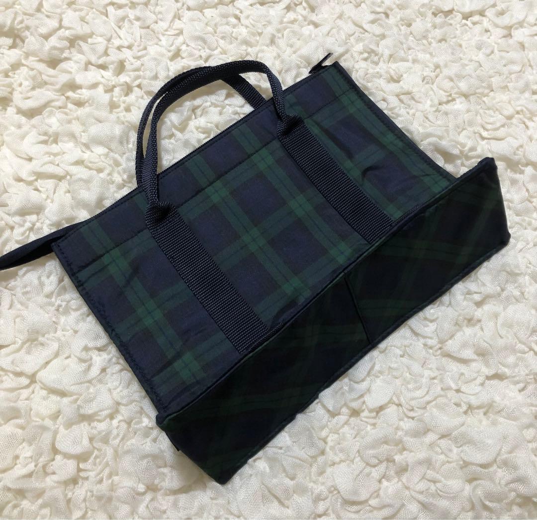 familiar　ファミリア　ブラックウォッチ　レッスンバッグ　トート