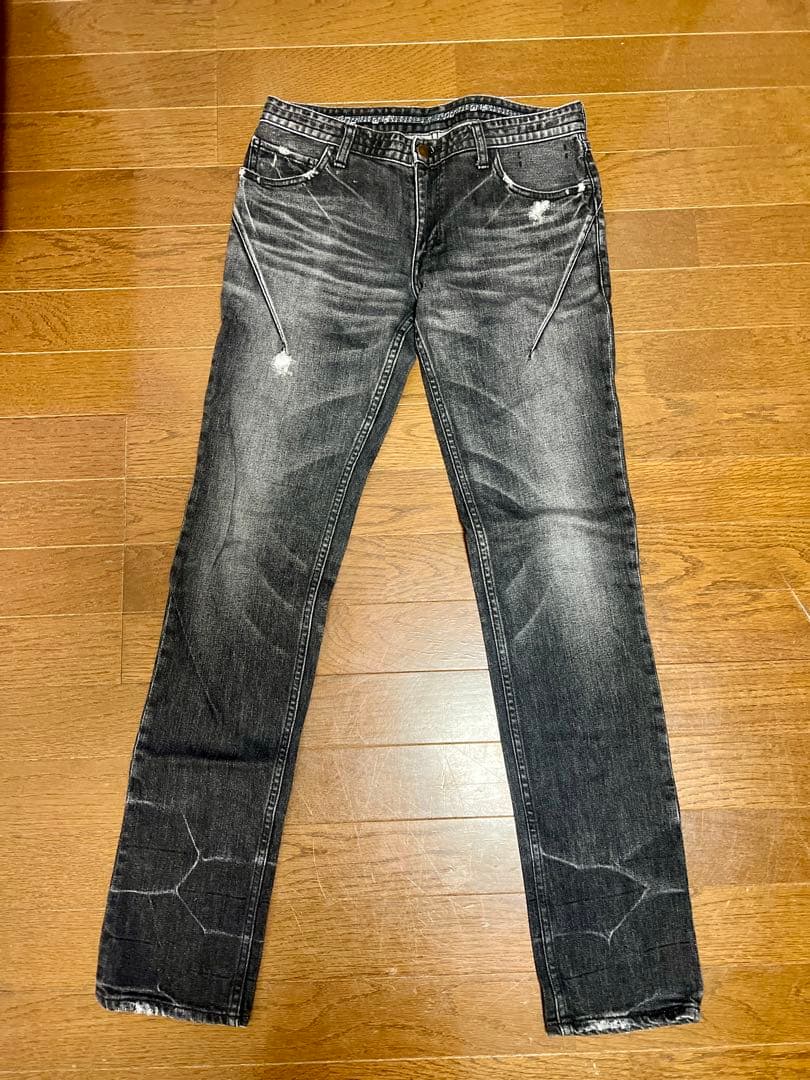 NUMBER (N)INE ナンバーナイン デニム ブラック 音符 美品 3