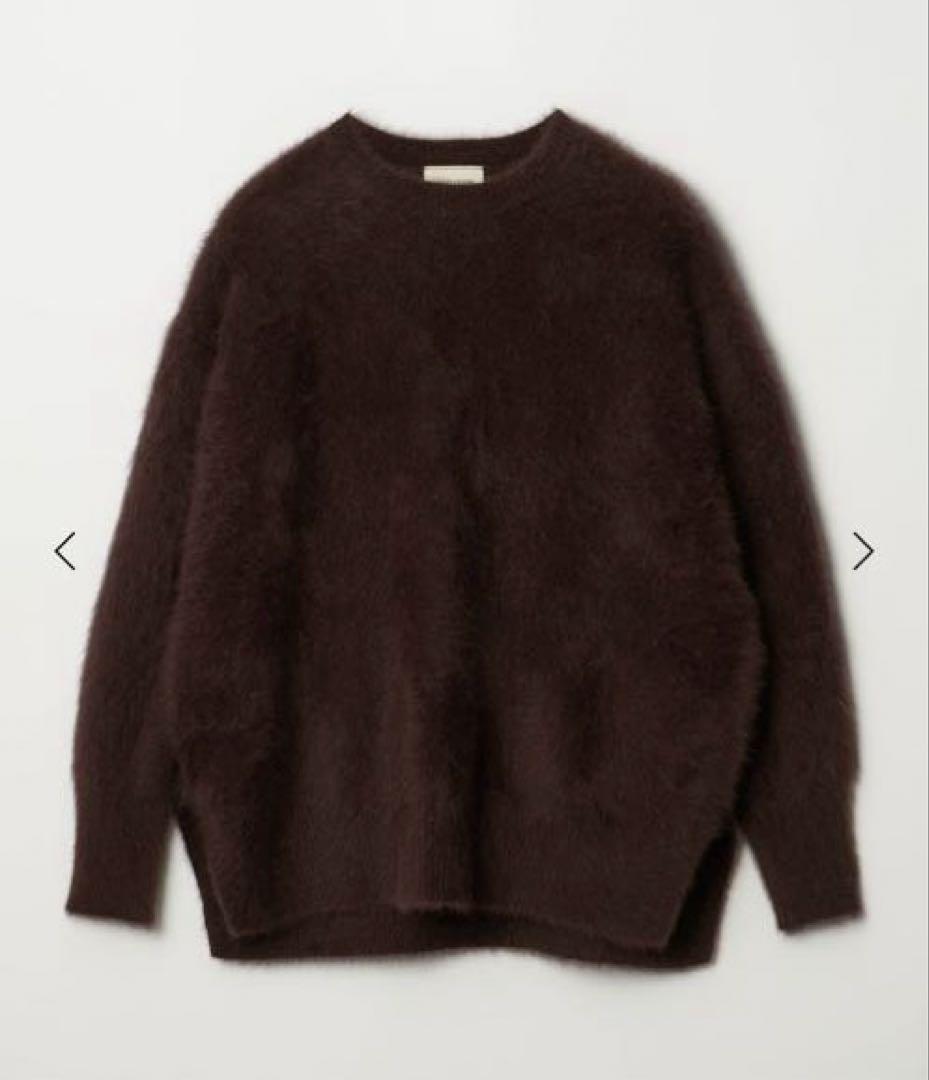 UNITED ARROWS 新品 フォックスカシミヤクルネックニット