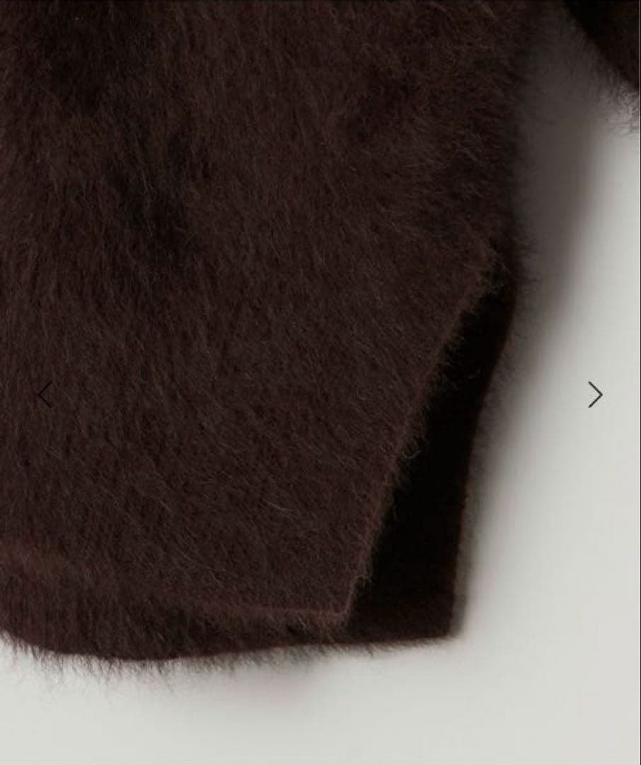 UNITED ARROWS 新品 フォックスカシミヤクルネックニット