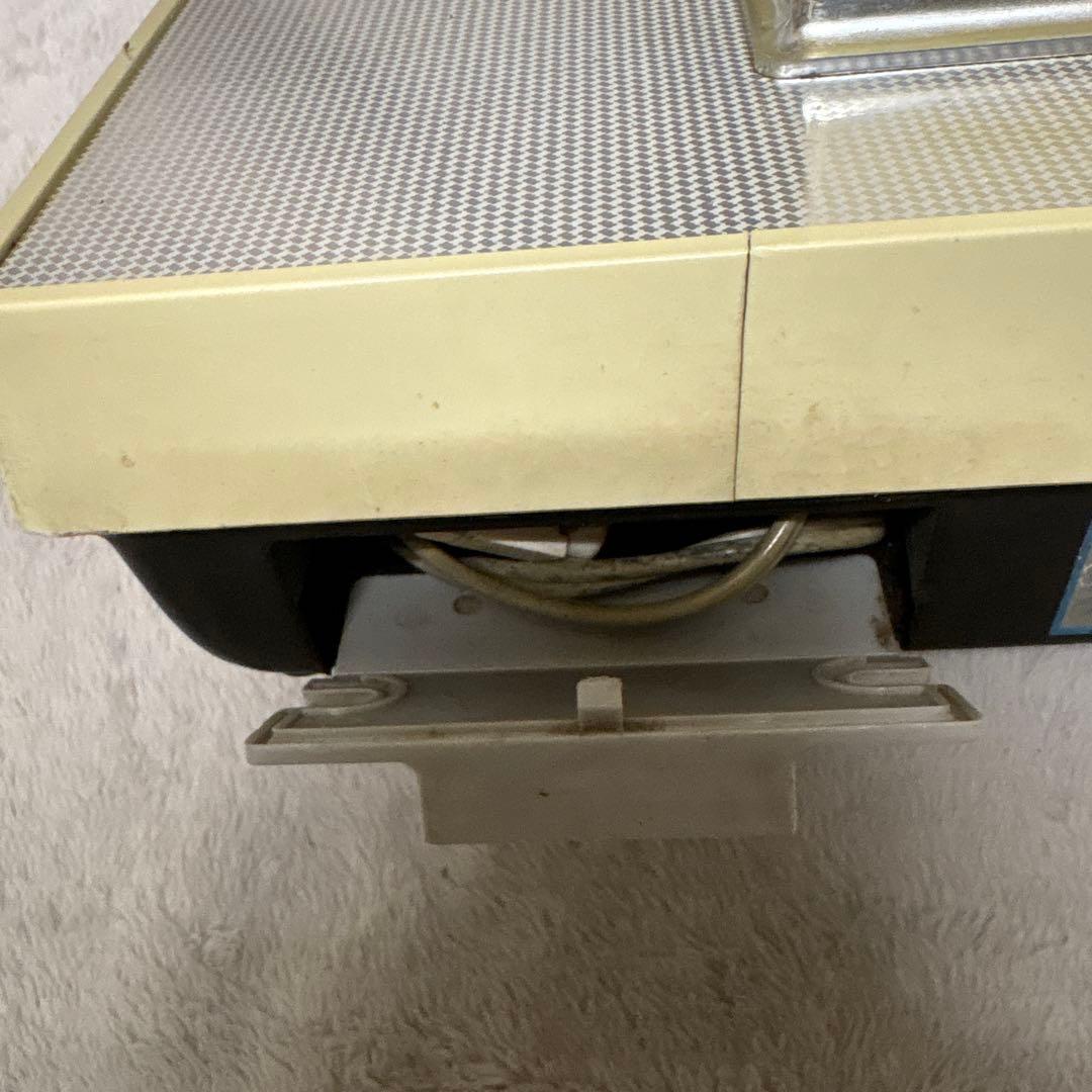 昭和レトロ青い3枚羽根家庭用扇風機