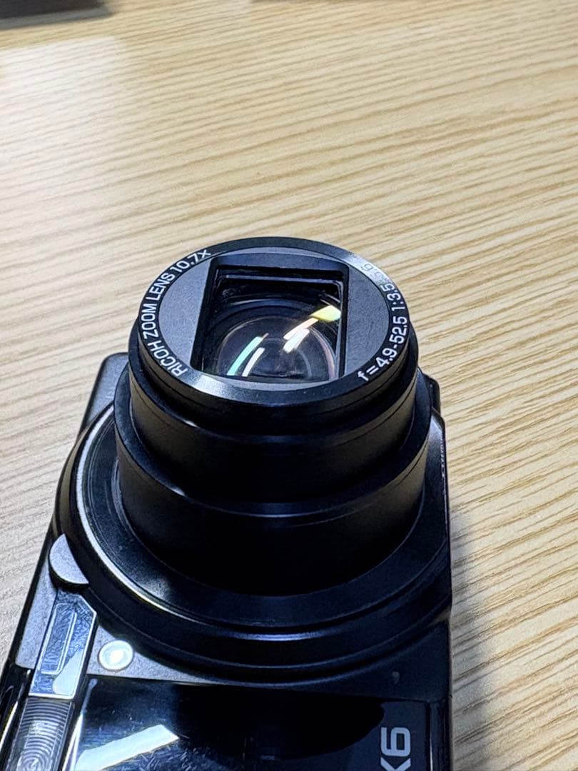 RICOH CX6 ブラック 【動作確認済】充電器・バッテリー付 コンデジ