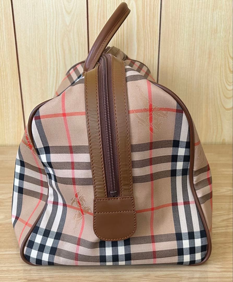 1805 Burberry チェック柄 ボストンバッグ