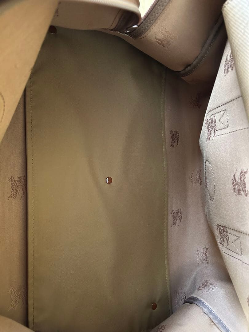 1805 Burberry チェック柄 ボストンバッグ