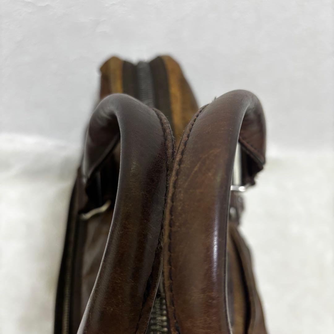 希少 TUMI ビジネスバッグ　ブラウン　本革　メンズ　ツーウェイ　マクネア