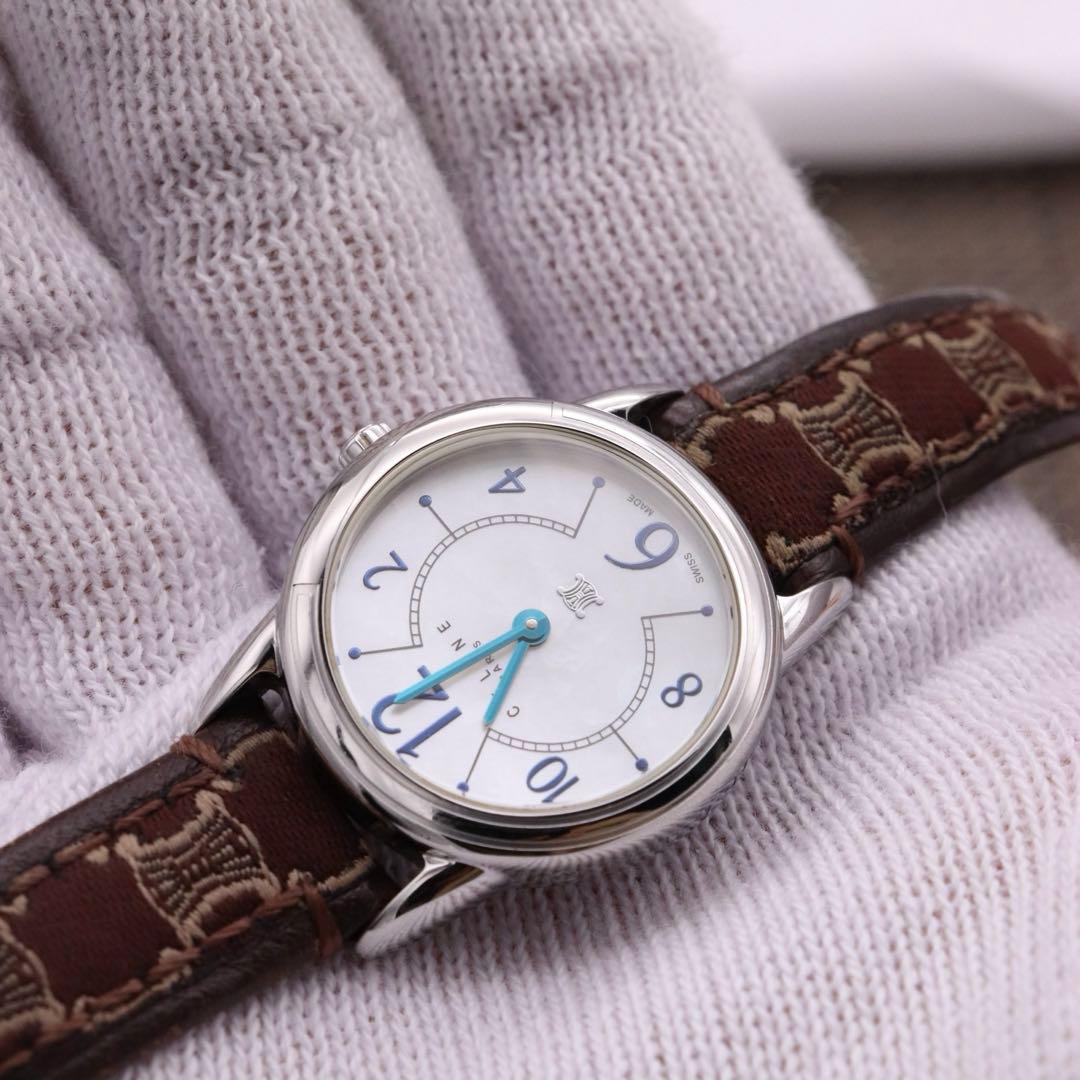 正規品【新品電池】CELINE マカダム/青針 動作品 人気モデル 美品 人気