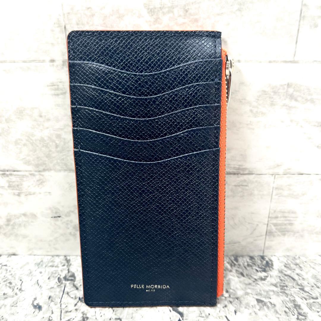 極美品✨ ペッレモルビダ ケース カードケース ネイビー レザー 完売品