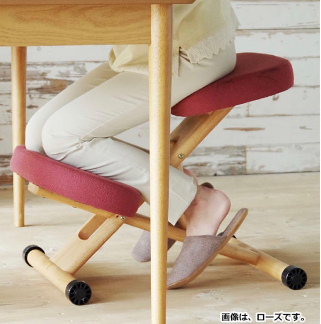 新品　バランスチェア　プロポーションチェア　補助クッション付き　ブルー