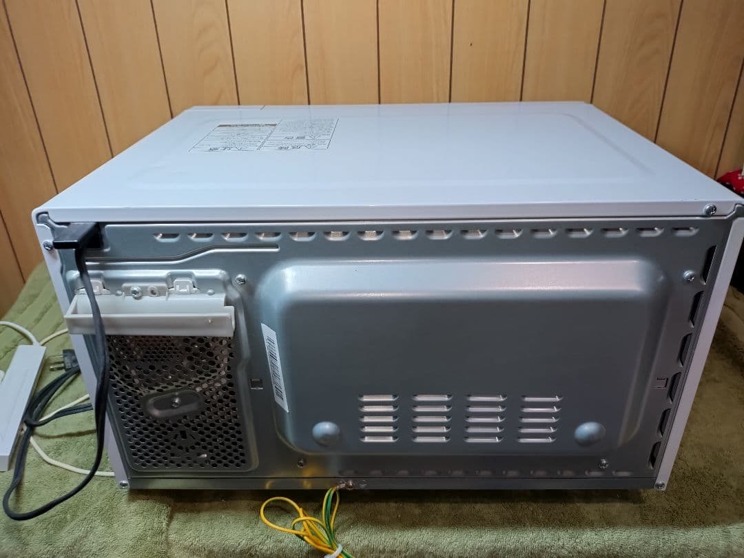 TOSHIBA オーブンレンジ 庫内フラットテーブル2019年製 鉄板　取説有り